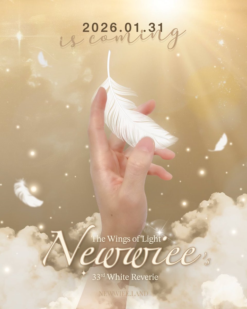 newwieeland_FC's tweet photo. ~ 𝑻𝒉𝒆 𝑾𝒊𝒏𝒈𝒔 𝒐𝒇 𝑳𝒊𝒈𝒉𝒕 ~
#Newwiee33rdWhiteReverie🪽
#Newwiee ꫂৎ https://t.co/TGZtSTswVG