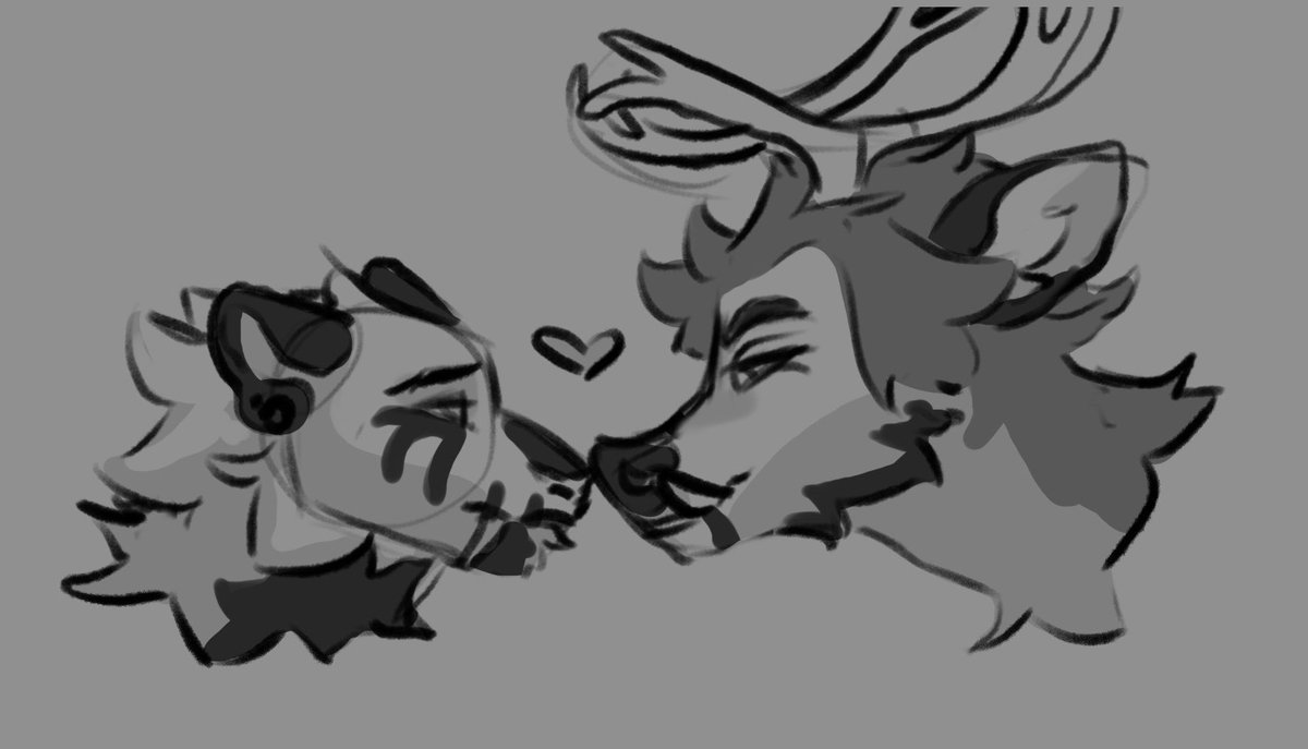 Posting this sweet lil doodle to give me strength to fight off this sickness 🫩 

Baja and his/my boyfriend MY BELOVED