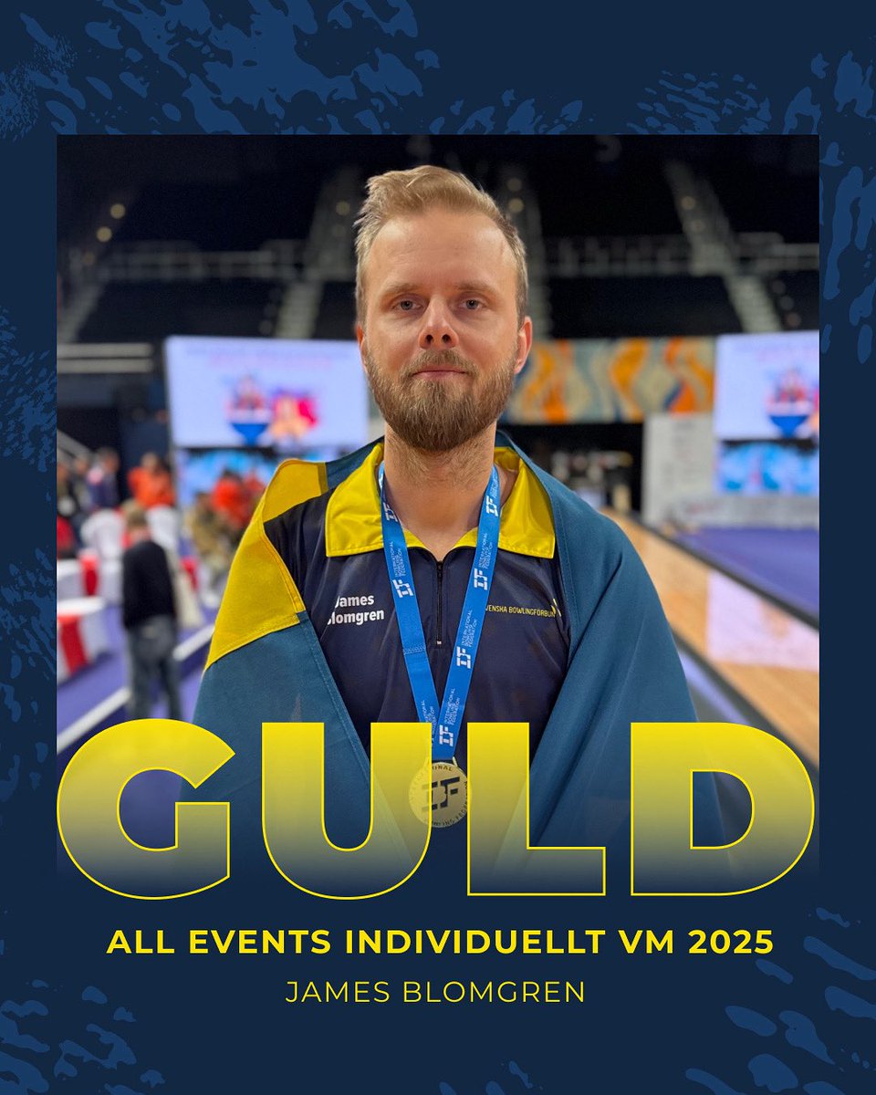 James Blomgren vinner VM-guld i All Events 🥇🇸🇪 

Blomgren tar hem det individuella guldet där alla resultat i VM räknas in 🤩 

Ji Geun, Sydkorea, tog silver och Lukas Jelinek, Tjeckien, knep bronset.