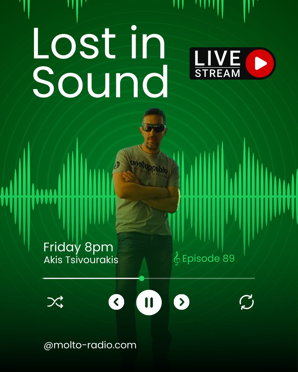 akmangrt2005's tweet photo. Lost in Sound Live ♫
Tonight &amp; every Friday night 8 pm (gr time)

See you in! https://t.co/yQ8LPb6lP3

https://t.co/vnja4aXxnQ https://t.co/nWCoquIC7c