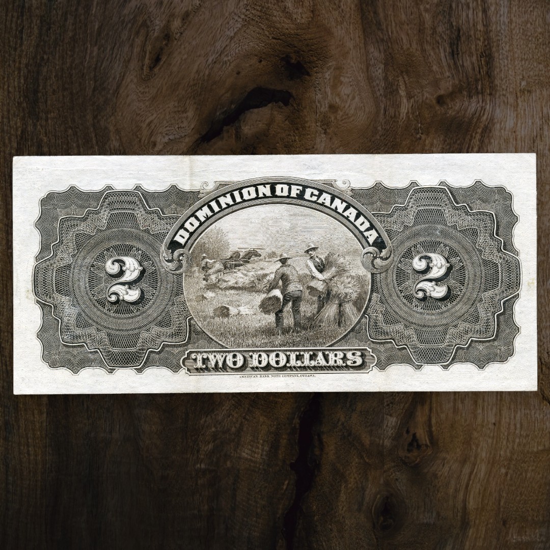 🌍 #WorldSoilDay raises awareness of the critical importance of healthy soil to humankind. 
This note’s image of harvest was a common subject on old notes, illustrating the importance of bountiful farmland to the young Canada. #FridayFunFact