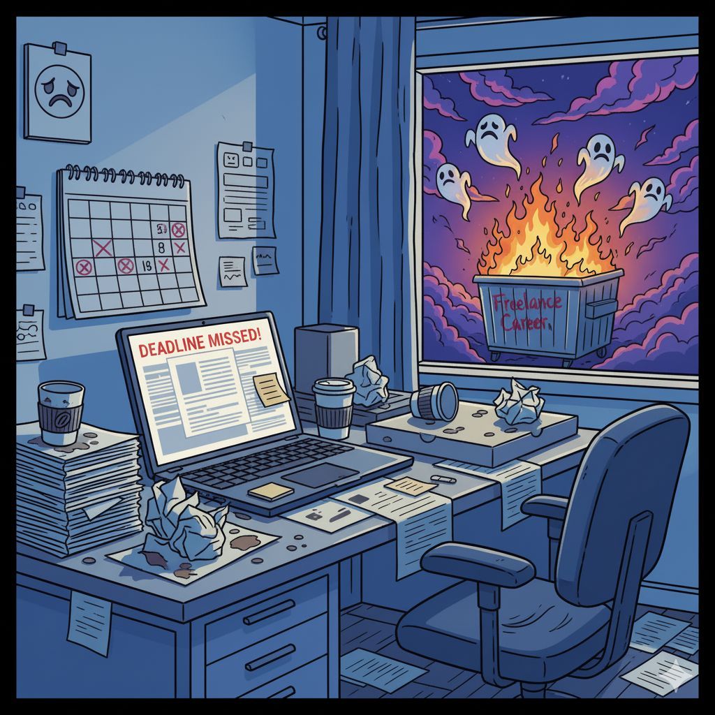 FreelanceWJ's tweet image. Is your freelance writing career looking like a dumpster fire? 🔥💻
Avoid the rookie mistakes that can destroy your career — read our guide:
buff.ly/rVgHWvH

#FreelanceWriting #WriterProblems #FreelanceLife #ContentWriting