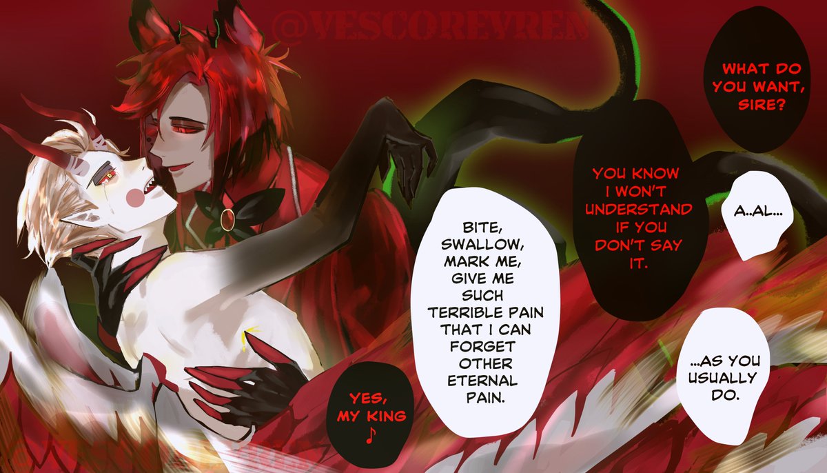 The order.
#HazbinHotel #radioapple #alastorxlucifer
