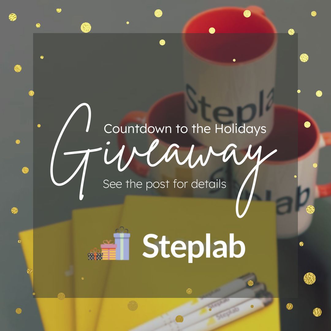 🎉 The first giveaway of the season is here - and it’s a good one.

For a chance to win a Steplab bundle, simply follow us, like this post and share it.

You’ll be entered into a draw to win a Steplab:
☕ mug
👜 tote
🖊️ pen
📒 notepad

👉 Enter by 10am on Mon 8 Dec - winners