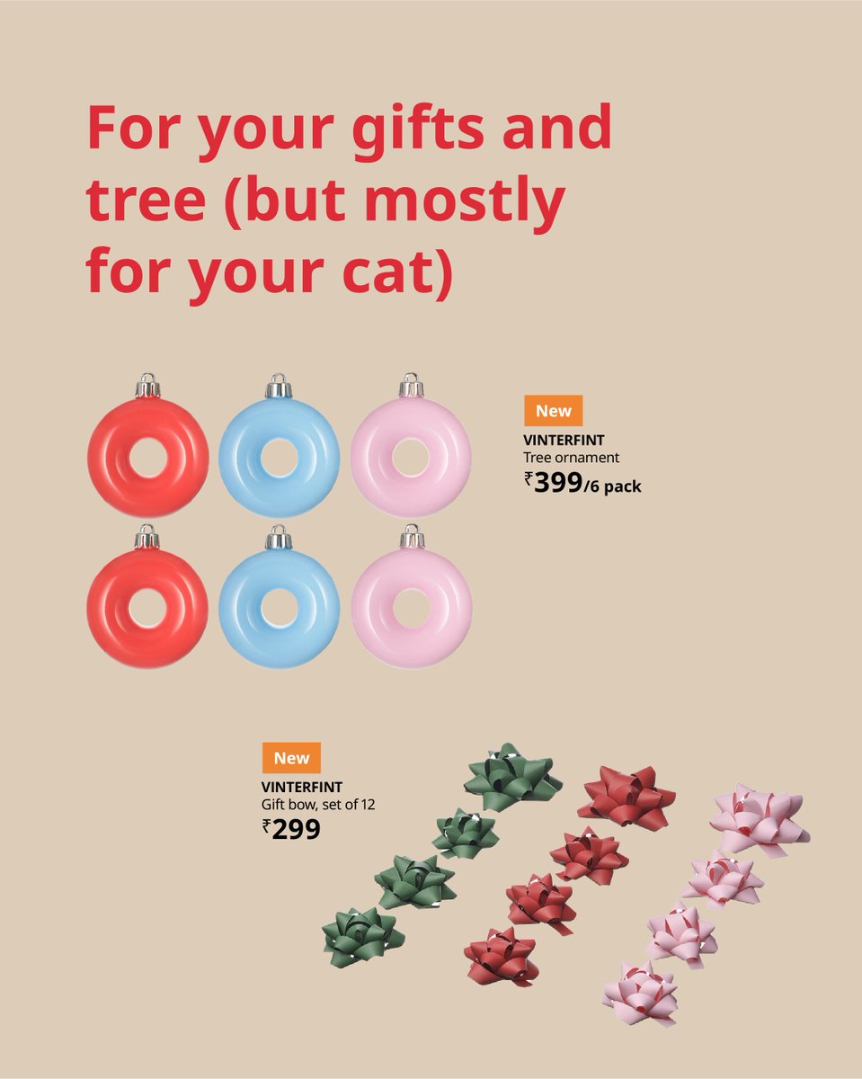 IKEAIndia's tweet photo. Looking for the perfect gift idea? 🎁
We have some inspiration just in time for the holiday season, when everyone could use a little help.
#NewatIKEA #VINTERFINT #IKEA #IKEAIndia https://t.co/TJ8jQ4IO7b