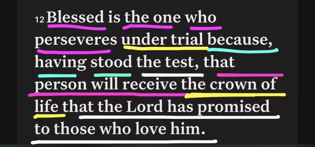 ✨God does not give you what you can't handle.

Push through no matter how hard it hurts and trust in him. Blessings coming your way.

James 1:12 NIV 🎤🧞‍♀️✨