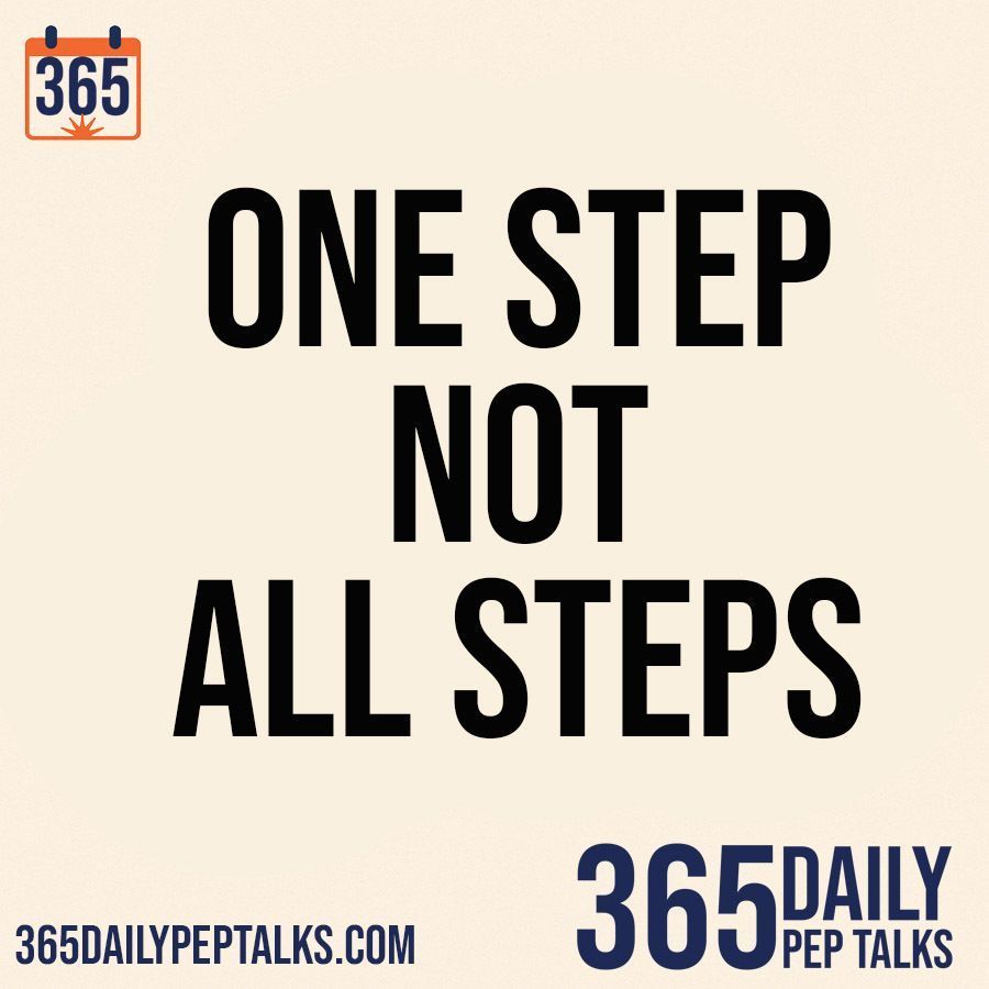 DailyPepTalks's tweet image. Don’t overwhelm yourself trying to solve everything.
One step is enough for today. 

Daily Pep Talks ➜ 365dailypeptalks.com
#DailyPepTalk #JustOneStep #ProgressNotPressure