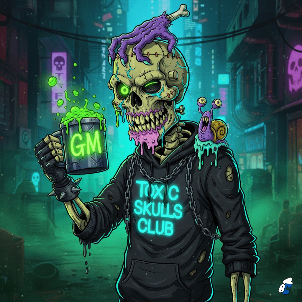 Gee Mmm! ☀️☕️

Art by: <a href="/ToxicSkullsClub/">Toxic Skulls Club</a> 💀☢️