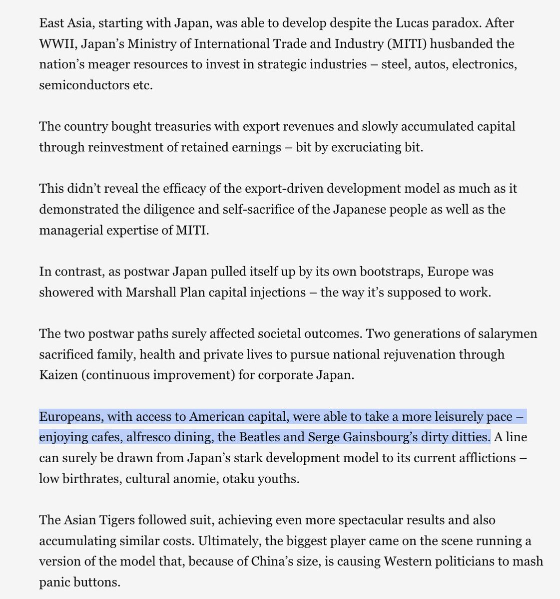 El hecho de que exista este sentimiento me hace perder la compasión por lo que Rusia, China y Estados Unidos están hacie