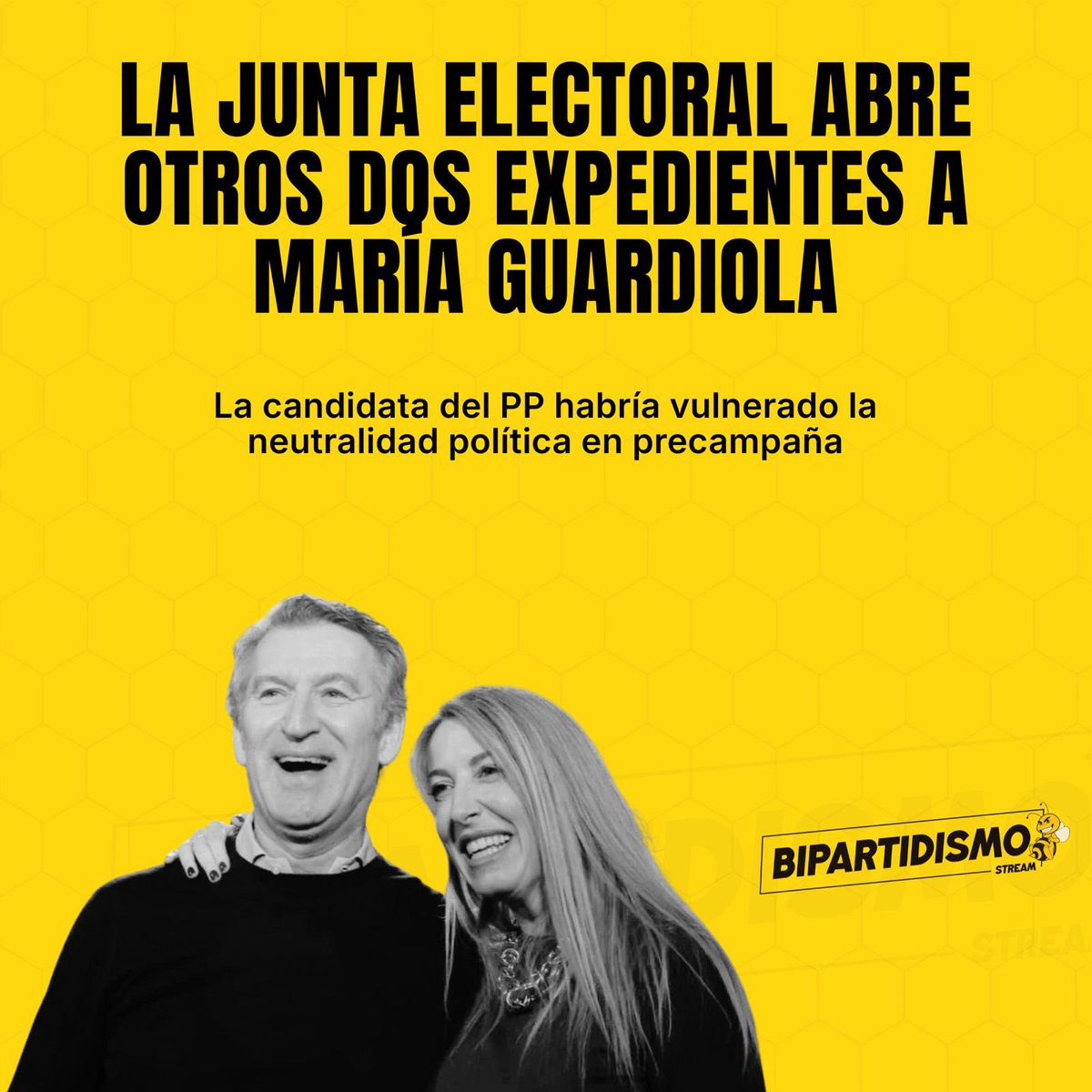 🔴 La Junta Electoral Central ordena abrir otros dos expedientes sancionadores a María Guardiola (PP) por haber vulnerado la Ley Electoral al no mantener la neutralidad política en la precampaña de las Extremeñas.