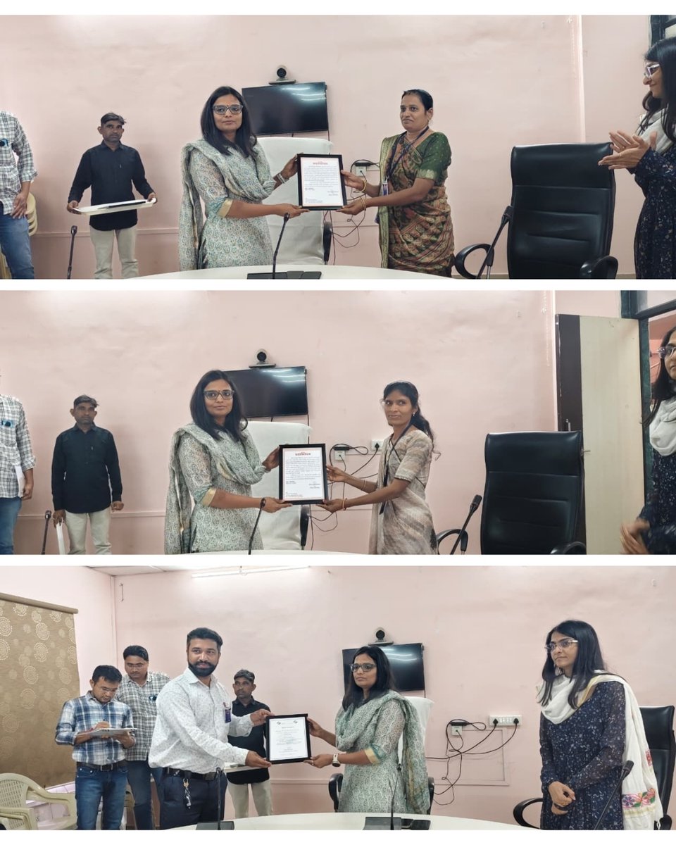 collectorcu's tweet photo. કાર્યક્રમ દરમિયાન મતદારયાદીની ગુણવત્તા સુધારવા માટે બી.એલ.ઓ. દ્વારા કરેલા પ્રયાસોની પ્રશંસા કરવામાં આવી હતી.  

#SIR2026 #CollectorChhotaudepur #GargiJainIAS https://t.co/NImyiwNIX7