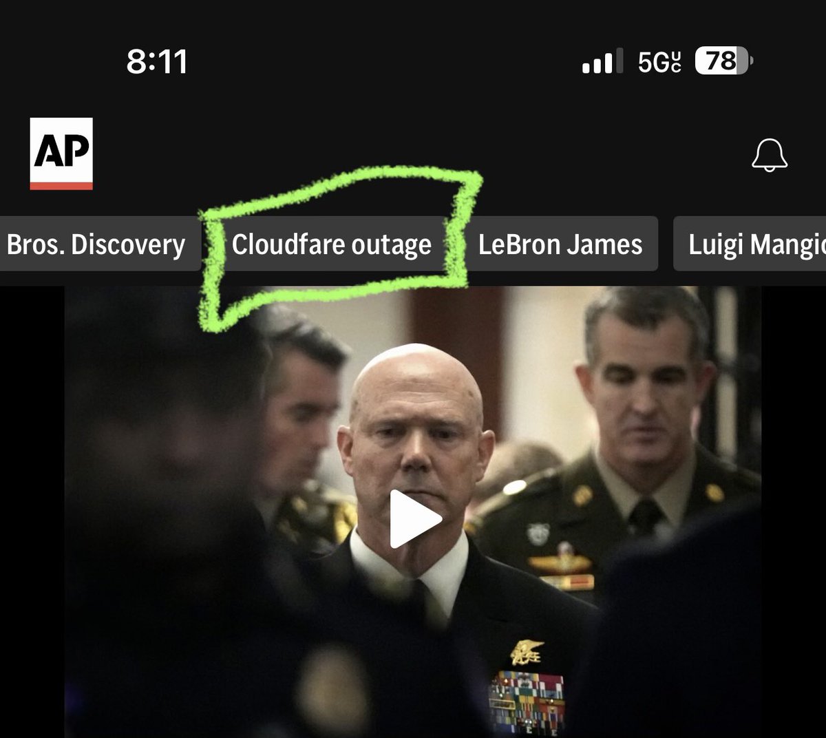 Rafagon's tweet photo. @AP Proofreading is important! https://t.co/Htv1GpisVt