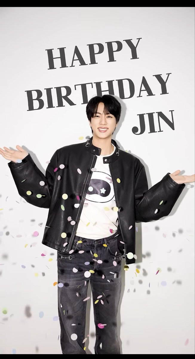 osusigasukidesu's tweet image. ジンくんがいるから私の人生は安泰🥰
まだまだ言わせて😆
お誕生日おめでとう🎊　

ずっとずっと走り続けているジンくん。
ありがとう✨
たくさんゲームしてほしいけど、低血糖なるのは心配よ！
#HappyJinDay2025
#HappyBirthdayJin
#JINDAY