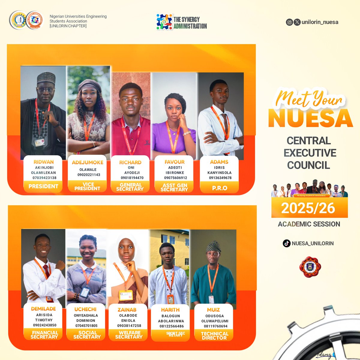 Official NUESA Unilorin tweet media