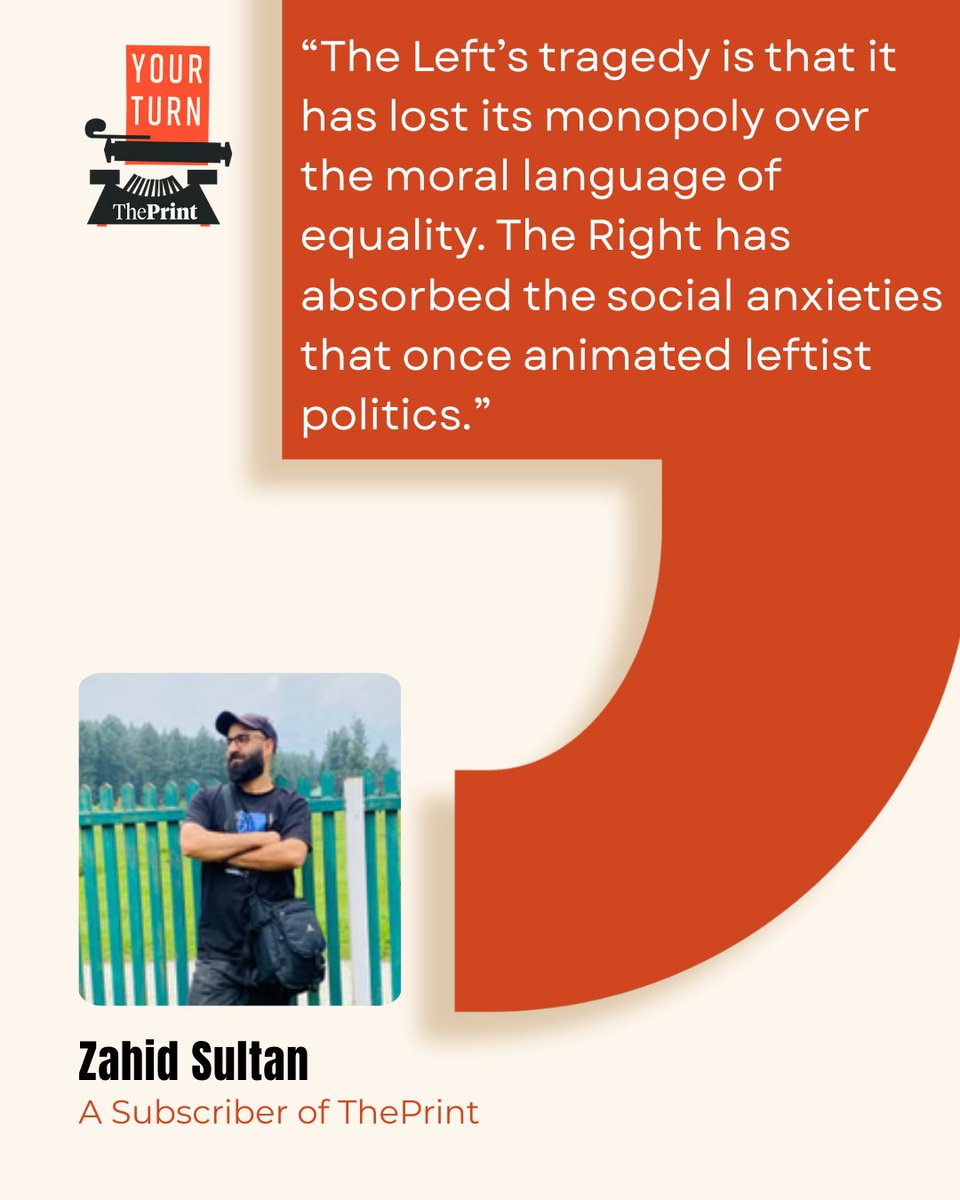 ThePrintIndia's tweet photo. #EditorPicks | Featured Subscriber Opinion of the Week 

We’re thrilled to spotlight an exceptional piece by Zahid Sultan, selected as the best submission of the week by the senior editorial team at ThePrint.
Published under our exclusive subscriber-driven platform #YourTurn, this article stands out for its clarity and conviction. Every week, we receive a range of powerful perspectives — but this one rose to the top. Congratulations to Zahid Sultan!

At ThePrint, we believe journalism is not just about reporting the news — it's also about creating a space where informed citizens like you can express ideas, challenge the status quo, and speak directly to the country. That’s why we created #YourTurn — a dedicated space where our subscribers become contributors.

Subscribing is your first step to joining this critical dialogue.
When you take a subscription, you're not only supporting independent journalism — you're claiming your right to speak, be heard, and shape the narrative. We empower our subscribers to share their views in a way that counts — reviewed, refined, and amplified by our editorial team.

Subscribe today and start sharing your voice: https://t.co/Ki2CM0yyrN