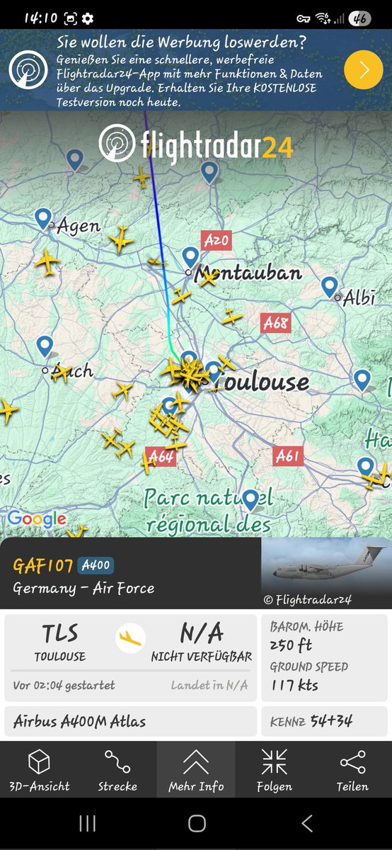 Was macht die deutsche Luftwaffe eigentlich ständig in Frankreich?