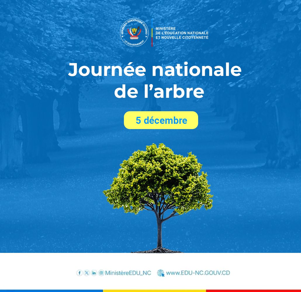 MinisterEDU_NC's tweet photo. 5 décembre – Journée nationale de l’arbre 🌳📚

À l’occasion de la Journée nationale de l’arbre, le MINEDUNC réaffirme son engagement à intégrer l’éducation environnementale au cœur du système éducatif.

En sensibilisant dès l’école à la citoyenneté écologique et à la protection des ressources naturelles, le Ministère forme des élèves responsables, conscients des enjeux liés au développement durable et préparés à devenir des acteurs du changement. ♻️🌍

Cette démarche s’inscrit dans la mise en œuvre des Objectifs de développement durable (ODD), notamment l’ODD 13 (lutte contre les changements climatiques) et l’ODD 4 (éducation de qualité).

🌱 Planter un arbre, c’est aussi semer la conscience écologique chez les citoyens de demain.

#MINEDUNC #JournéeDeLArbre2025 #ÉducationEnvironnementale #CitoyennetéÉcologique #ODD13 #ODD4