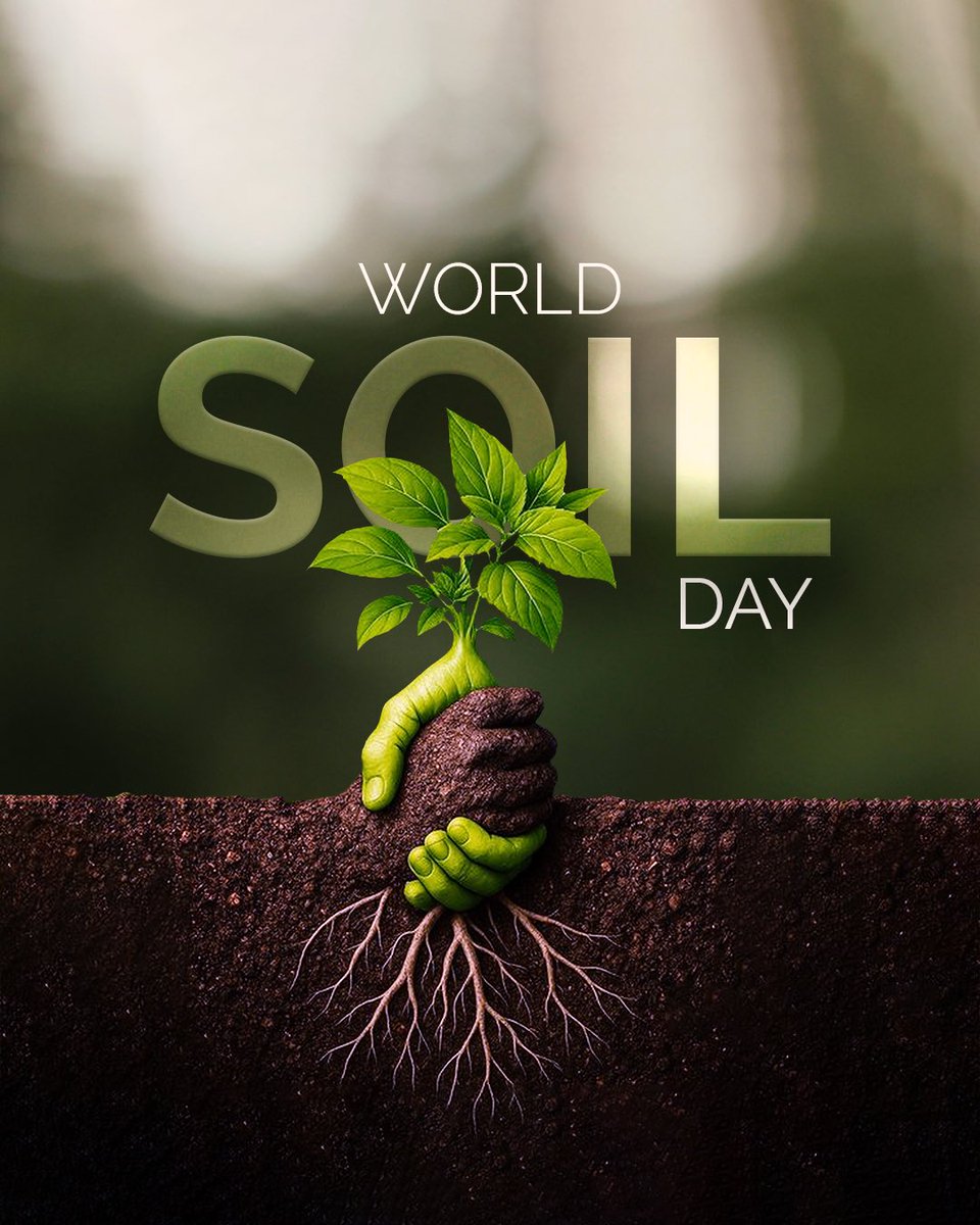 Soil isn’t just what lies beneath us—it’s the silent heartbeat of our planet.

Healthy soil nurtures thriving farms, resilient ecosystems, and a safer future for every child.

This World Soil Day, remember: when we protect soil, we protect life.

#HealthySoils #GreenerTomorrow