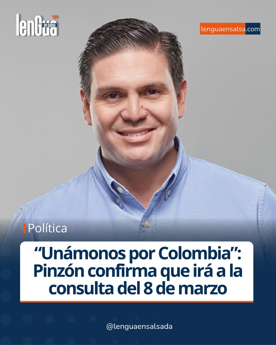 Juan Carlos Pinzón (<a href="/PinzonBueno/">Juan Carlos Pinzón Bueno</a>) oficializa su intención de participar en la consulta interpartidista del 8 de marzo. Oxígeno y ADA presentarán la carta ante el CNE.
“Colombia necesita unidad y un liderazgo con respaldo mayoritario. Unámonos por Colombia”