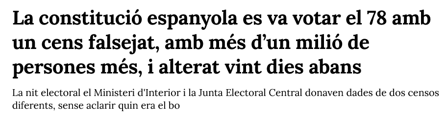 6-D
🔥 Foc a una Constitución que no és nostra
🔥 Foc a una Constitución franquista, borbònica i inconstitucional
#NacióCatalana
#NoEnsFareuMaiEspanyols