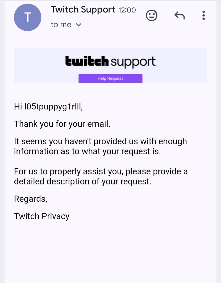 Ashly_The_Sub's tweet photo. How fucking useless are twitch support. Im just trying to verify my age so I can actually have a reason to stream. And this is the 2nd time they've hit me with this. @TwitchSupport fucking leave the brain dead responses to dumb questions. Not a genuine request. https://t.co/2wQZDkYwFO