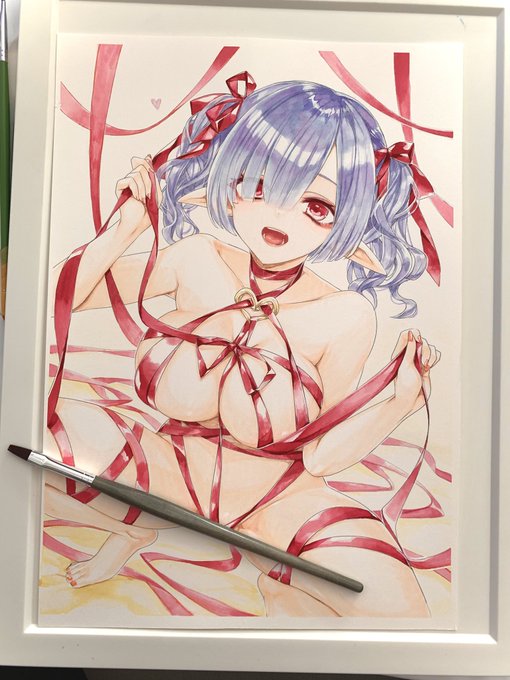 プレゼント #アナログイラスト