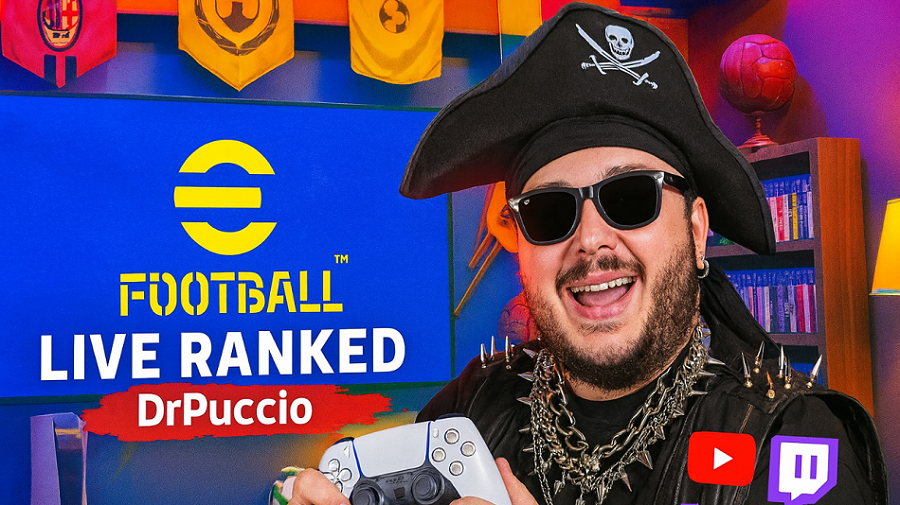 ORE 17:00 LIVE TWITCH / YOUTUBE CON ( CHIACCHIERATA - REACTION - EFOOTBALL DREAM TEAM ) VI ASPETTO! 
 
twitch.tv/dr_puccio 
 
youtube.com/@DrPuccio/feat…

#efootball2026 #efootball #gaming #dreamteam #playstation