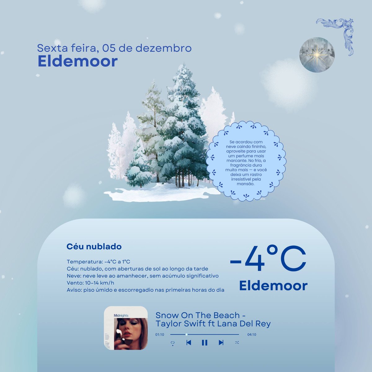 BLOOMBAKERYRP's tweet image. ⠀      ⠀   ୭   🌡️  : 𝓣emperαturα . . . 
  𝐓𝐄𝐌𝐎𝐒 𝐔𝐌𝐀 𝐓𝐄𝐌𝐏𝐄𝐑𝐀𝐓𝐔𝐑𝐀 𝐏𝐑𝐀 𝐕𝐎𝐂𝐄̂
        ⠀    ⠀ ——  𝟎𝟓 de dezembro

⠀    ⠀