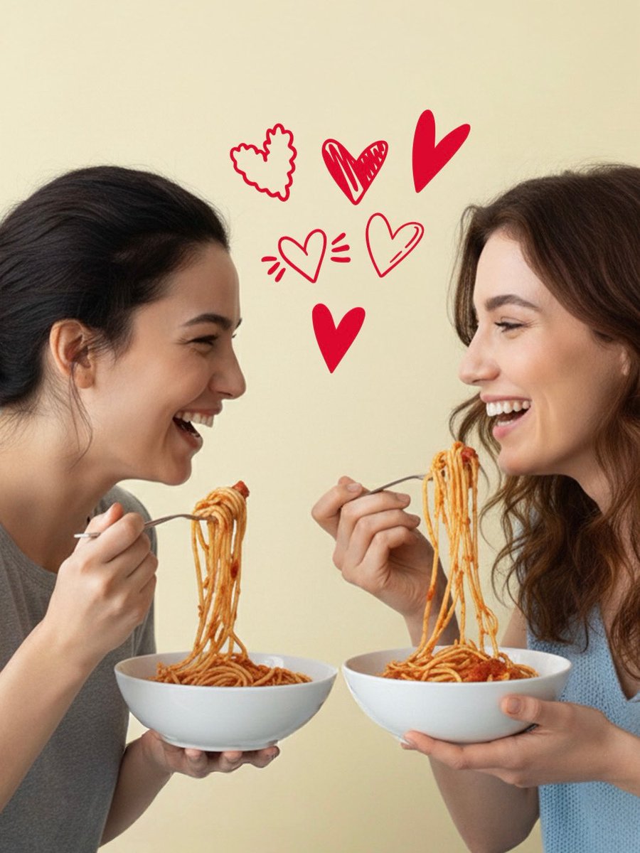 Keyifli bir günün formülünü açıklıyoruz! 
En sevdiğin arkadaşın + 2 tabak Arbella Makarna… 🍝😍  

#Arbella #ÖzenliSofralarınVazgeçilmezi