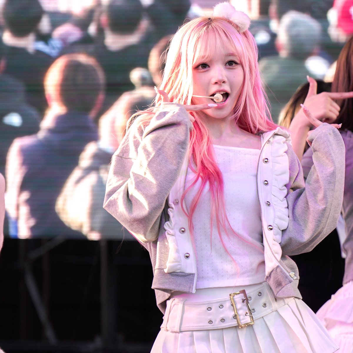 ピンク美少女。チェ。 1130 SUGO 50th Anniversary Festival #tripleS