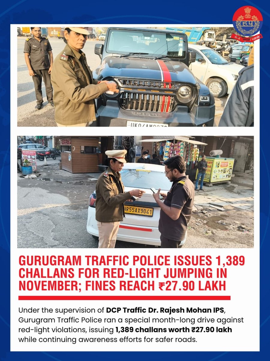 Gurugram Traffic Police tweet media