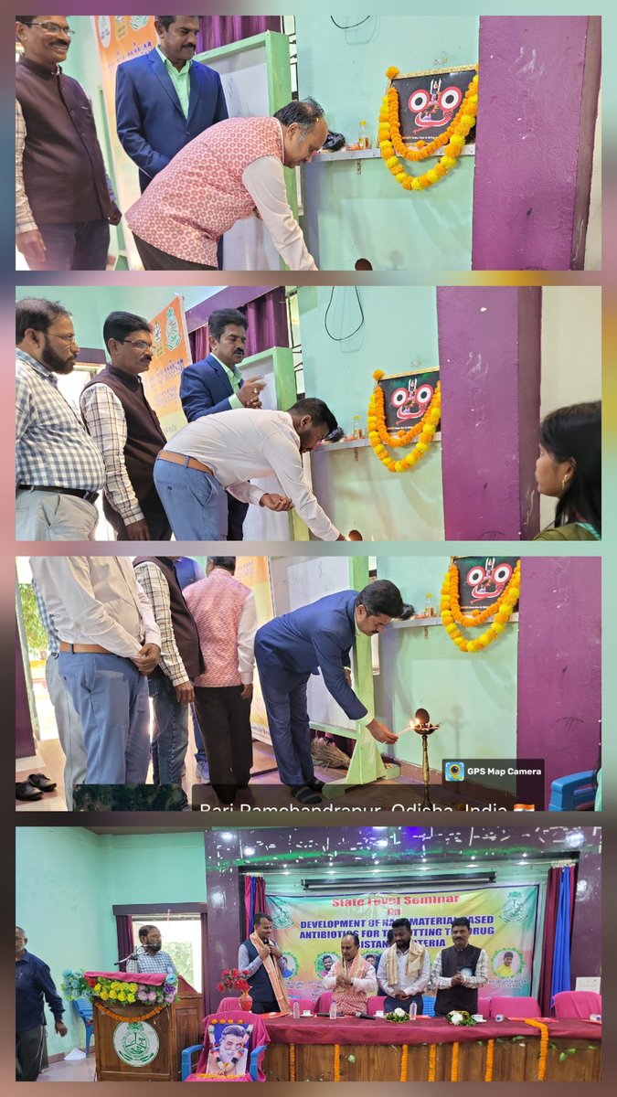 Principal_GCC's tweet photo. The Department of chemistry at GLT was honored to host a compelling seminar by Dr. Jagabandhu Sahoo,post-doctaral researcher at the Stephenson cancer centre, Oklahoma University,USA, Dr.Sahoo discussed his groundbreaking research on formation of nano material based antibiotics. https://t.co/JdqQYOrcqX