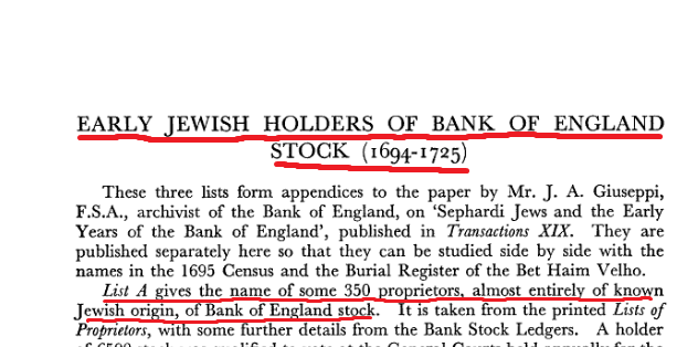 catholic_cg's tweet photo. @vault_history In "The Jews &amp; Modern Capitalism" we find that Jewish Amsterdam bankers were the power behind the establishment of the BoE.

"An opulent Jewish merchant, he attained the position—unusual for a Jew in those days—of a director of the Bank of England

para 1

https://t.co/JAjeeUjOvk https://t.co/RZSJeoO5PT