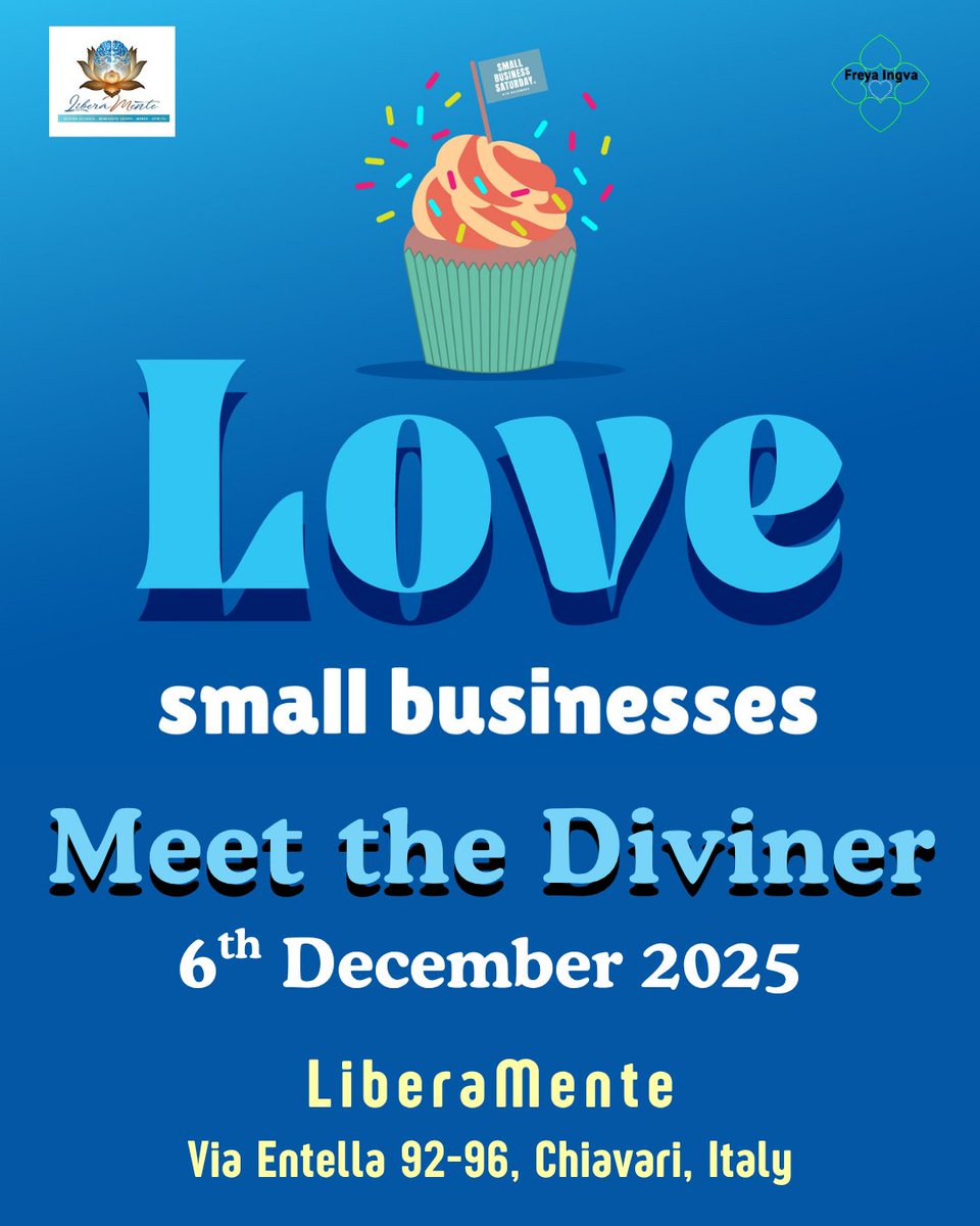 FreyaIngva's tweet photo. Offers to celebrate #SmallBusinessSaturdayUK for bookings made tmrw with code #SBSUK25 valid for 2026
10% off on group #tealeafreading
20% off on remote #dowsing for busy people Reductions apply only to the #services mentioned

#NationsFavouriteBusinesses #diviner #dowser #tea https://t.co/qNgMVDPH7L