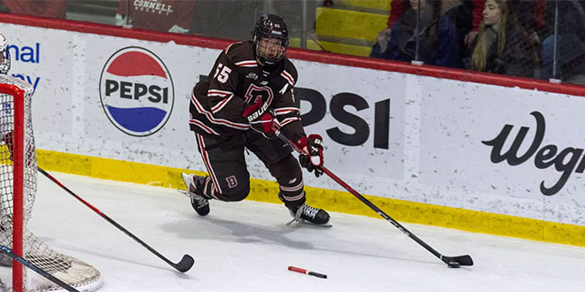 Pick of the Litter ... Brown's Nicholas Excels in Footsteps of Older Siblings - collegehockeynews.com/news/2025/12/0… <a href="/BrownMensHockey/">Brown Hockey</a>
