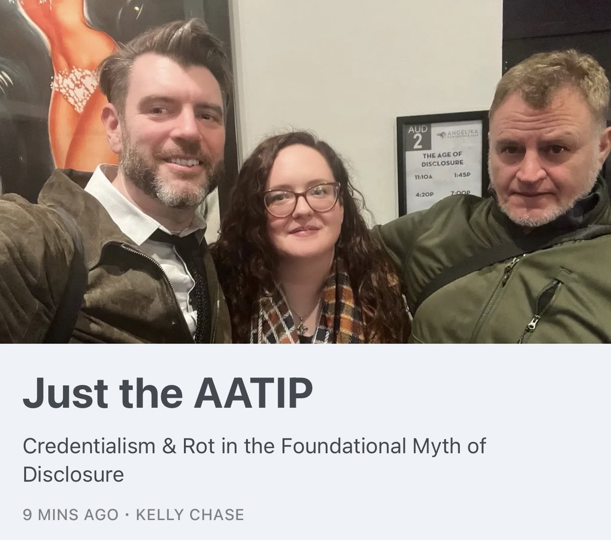 UFO_Rabbit_Hole's tweet image. "I don’t know about you guys, but since I went to the premiere of Age of Disclosure in NYC, I haven’t stopped puzzling over why they decided to go with AATIP over AAWSAP.

...when the cornerstone narrative of a movement is built on an error that everyone quietly agrees to pretend…