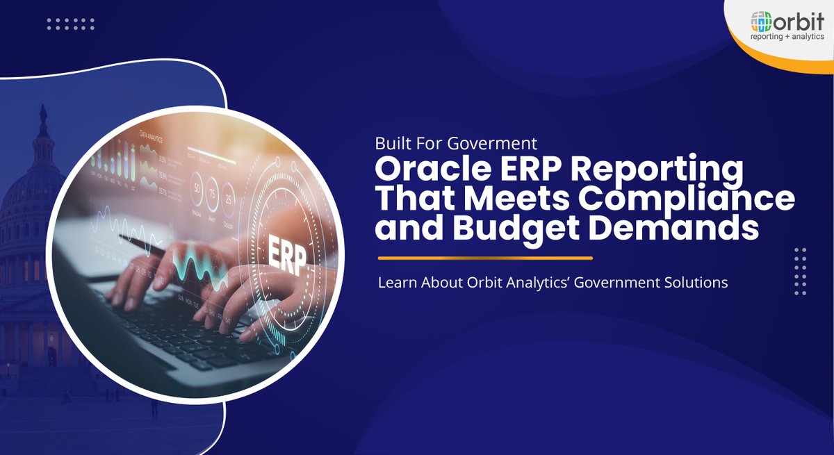 OrbitAnalytics's tweet image. Public sector teams face tight budgets, compliance demands, and complex #OracleERP. #OrbitAnalytics delivers government-ready self-service reporting, role-based security, and real-time dashboards so IT leaders get faster, compliant insights. hubs.la/Q03X0y4-0