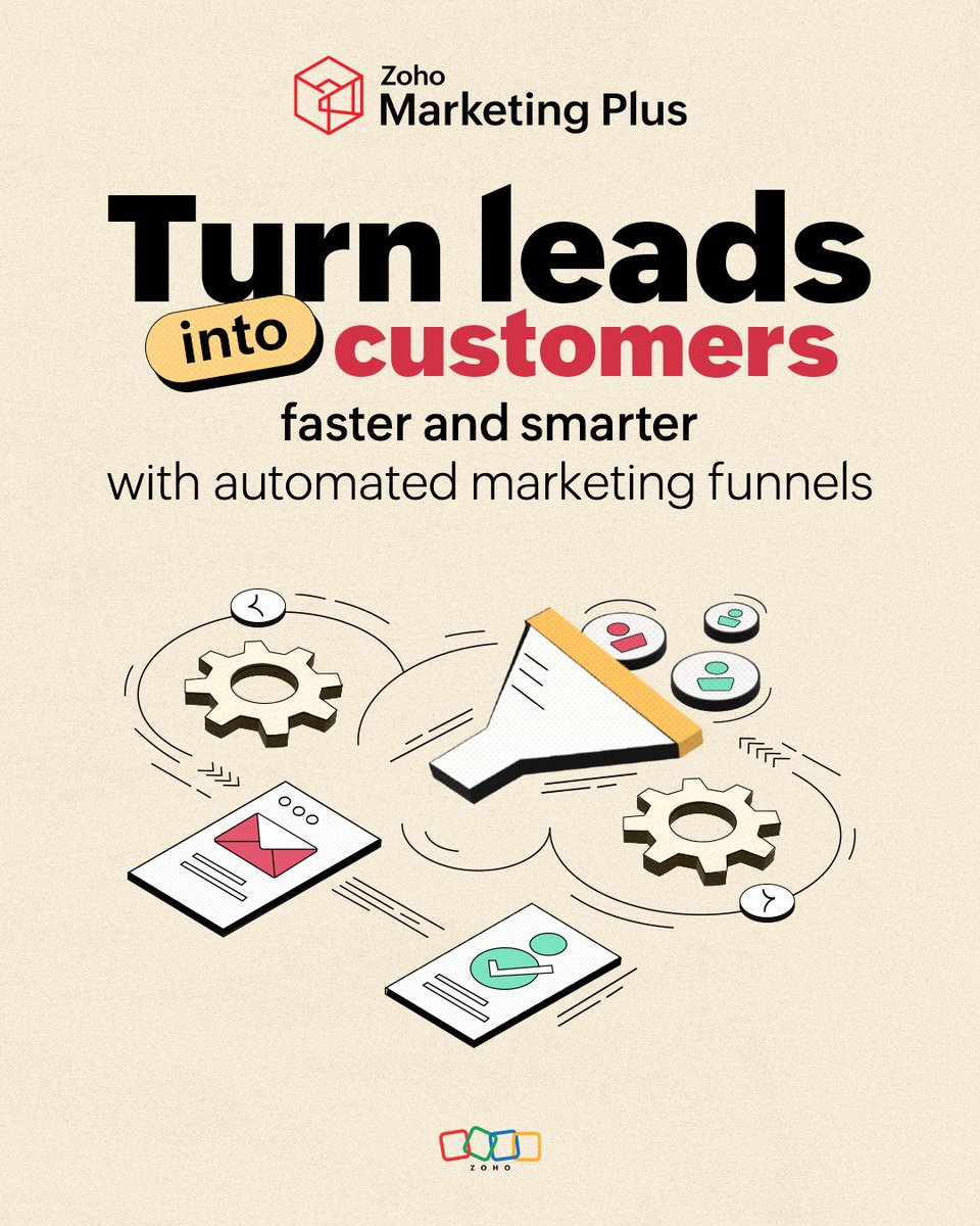 Zoho Marketing Plus tweet media