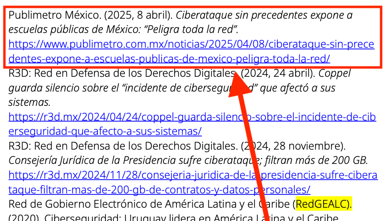 ❗ | ¿Se retractarán <a href="/infodemiaMex/">InfodemiaMx</a> y <a href="/SEP_mx/">SEP México</a>?

El Plan Nacional de Ciberseguridad es una vacilada: solo reconoce 16 incidentes entre 2022 y 2025.

Peeero el único hackeo que admite de 2025 es justo por el que la SEP me dedicó varios tuits diciendo que es falso.

¿Una disculpita?