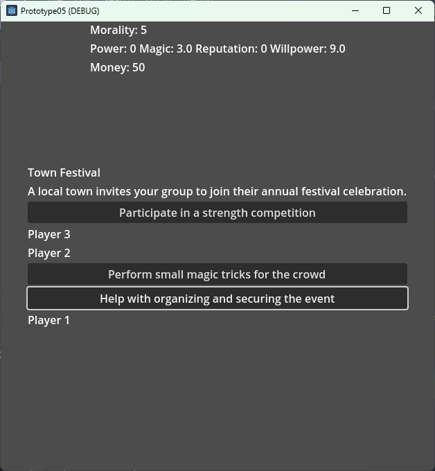 NadoAwaken's tweet photo. Day 15. 
Added stats system to my prototype.
#nadoawaken #gamedev https://t.co/4AHKB0RLn3
