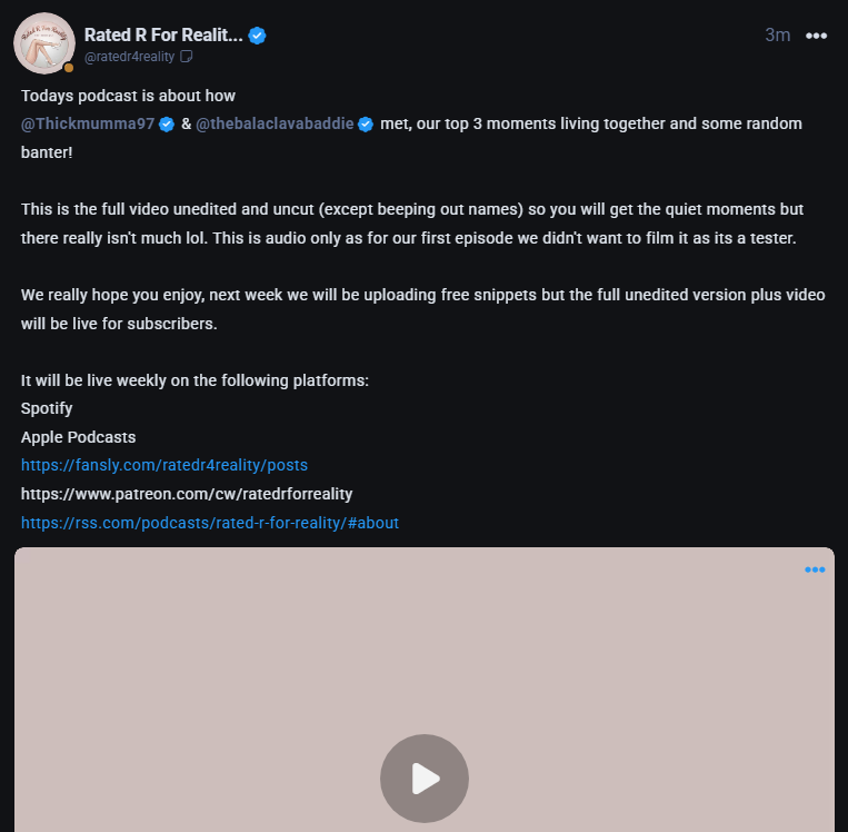 Rated R For Reality tweet media