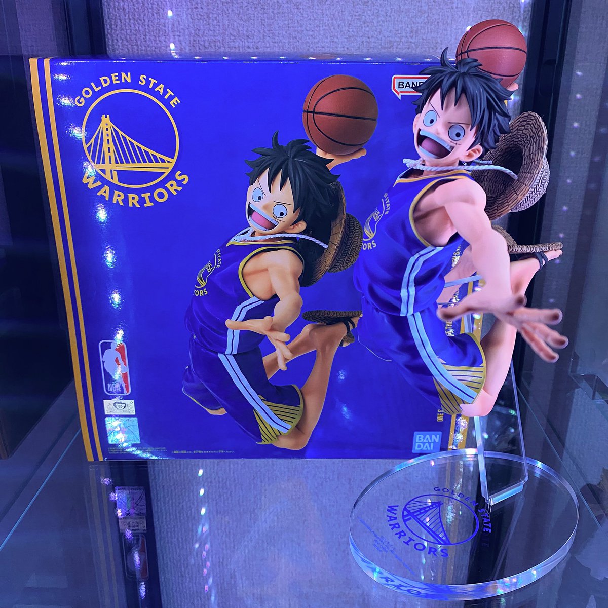 ONE PIECE × NBA MASTER STARS PIECE THE MONKEY.D.LUFFY GOLDEN STATE