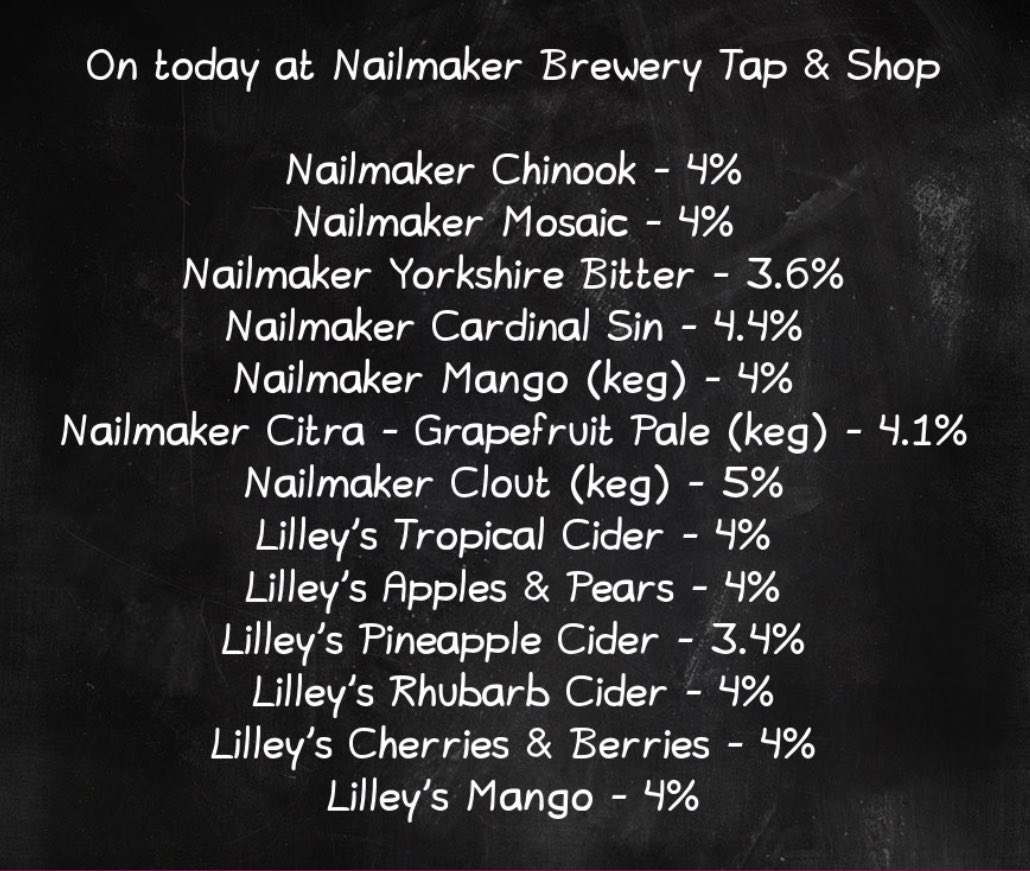 Nailmaker Brewing Co tweet media