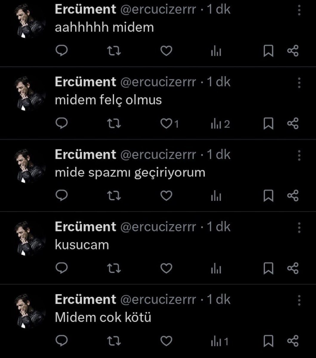 yasadigimiz en ufak kotu olay sonrası bile bizdir maalesef