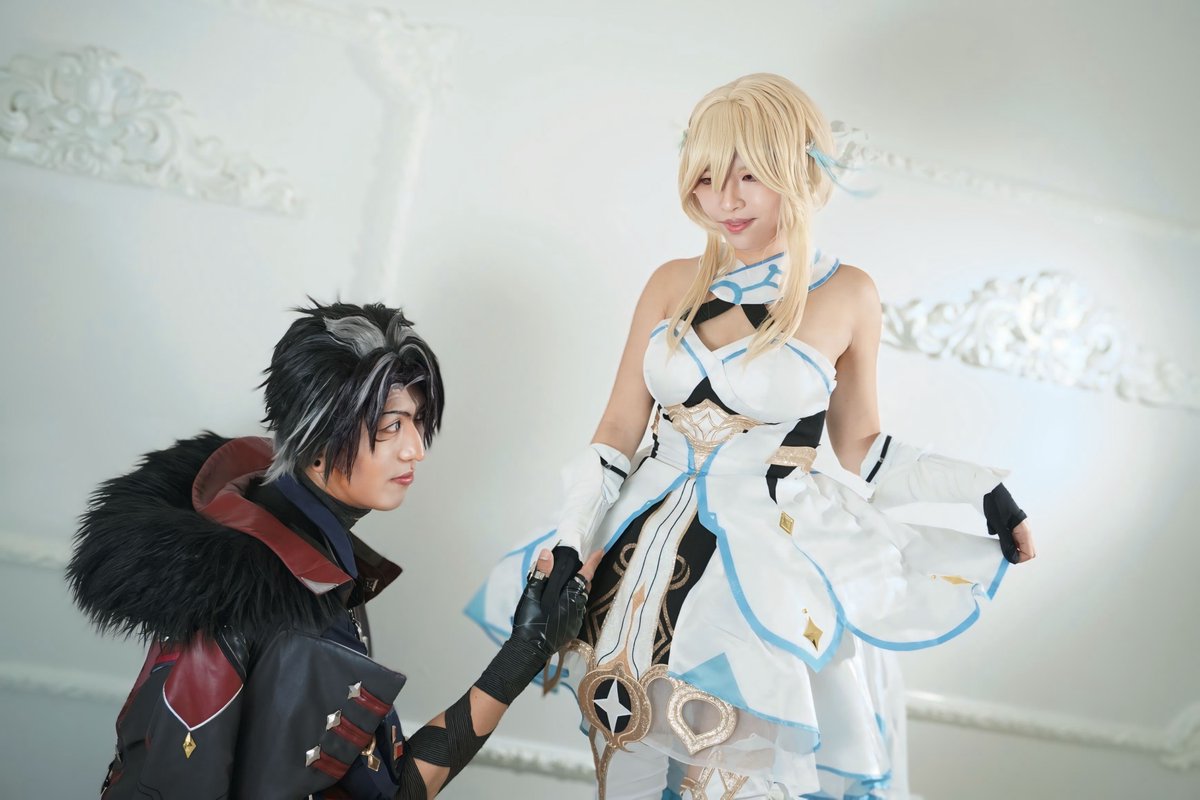 ⚠️コスプレ⚠️

【原神】

    旅人(蛍)→ナツミ
リオセスリ→ヒロシさん(<a href="/hiroshi_428/">ヒロシ</a> )

カメラマンさん📸→どやまるさん(<a href="/doya_cos/">どやまる</a> )
#どやふぉと 
#第5回甘党闇鍋併せ 
#スタジオグリスタ
