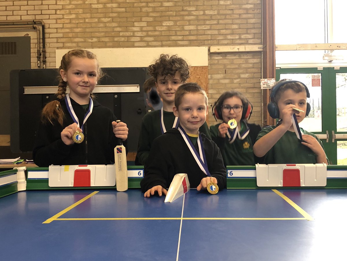 Our Forest of Dean winning Inclusive Table Cricket Team were Primrose Hill 🥇👏🏏.  Well done to them &amp; all the participating School Teams hosted at Newent 🏆 ⁦<a href="/PrimroseHillCoE/">Primrose Hill C of E Primary Academy</a>⁩  ⁦<a href="/YourSchoolGames/">School Games</a>⁩ ⁦<a href="/NCSSport/">NCS Sport</a>⁩