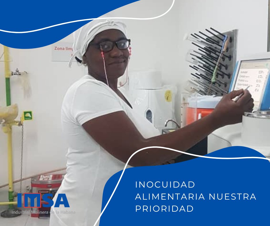 🎨 📝 Garantizar harinas seguras es nuestra misión. Por eso implementamos:  
🔬 Análisis microbiológicos periódicos  
🧼 Limpieza industrial certificada  
🌡 Control de humedad y temperatura  

#IMSA #SeguridadAlimentaria #InocuidadAlinentaria