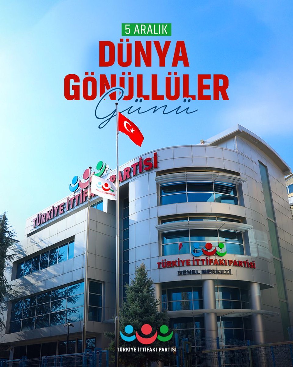 🇹🇷 5 Aralık Dünya Gönüllüler Günü kutlu olsun. Bize gönül ve destek veren herkese yürekten teşekkür ederiz. 

#DünyaGönüllülerGünü #GönüllüOl