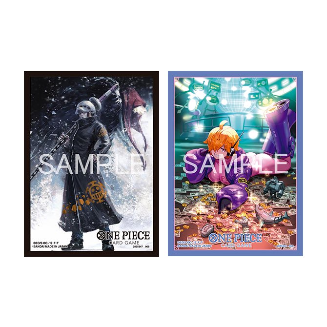 Official Card Sleeve TCG+ Store Edition Vol.6 has been announced for US  release. Exclusive to TCG+ stores. 2 types, 70 sleeves per pack:   Trafalgar Law  Lilith MSRP $8 : December 20, 2025 : April 3, 2026 # OnePiece #OnePieceCardGame