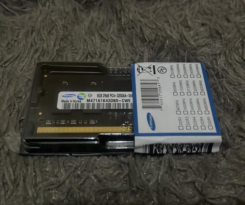 ikfinity_'s tweet image. WTS
RAM LAPTOP ￼SAMSUNG SODIMM DDR4 8GB PC 25600 / 3200MHZ
📍dom Bandung
dm for more info